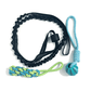 TugPaws™ Bungee Tug Rope set with blue ball and green handle – Durable & Fun Interactive Dog Toy for dogs of all sizes.