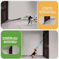 TugPaws™ Bungee Tug Rope installation options under and over door – Durable & Fun Interactive Dog Toy for flexible indoor setup.